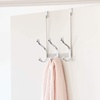 image:imageInterDesign 53070 Chrome Finish York Lyra 6 Hook Over The Door RackChrome