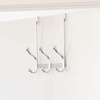image:imageInterDesign 53070 Chrome Finish York Lyra 6 Hook Over The Door RackChrome
