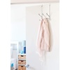 image:imageInterDesign 53070 Chrome Finish York Lyra 6 Hook Over The Door RackChrome