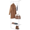 image:imageInterDesign iDesign Arlo Furniture PC Matte WhiteBrassStorage Rack