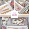 image:imageRosanna Pansino x iDesign Recycled Plastic Drawer Organizers Set of 4 ClearMarshmallowMarshmallow