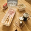 image:imageRosanna Pansino x iDesign Recycled Plastic Drawer Organizers Set of 4 ClearMarshmallowMarshmallow