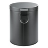 image:imageiDesign 44211EU Metal Step Trash Can with Lid 5 Liter Waste Basket Bin with Insert for Bathroom Kitchen Office 8 x 8 x 11 Bronze  Waste Basket Bin with Insert For Bathroom Kitchen OfficeMatte Gray