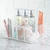 image:imageiDesign 5Section Divided Vanity Organizer Clear  For Bathroom VanityClear