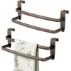image:imageiDesign Axis OvertheCabinet Kitchen Dish Towel Bar Rack  9 BronzeBronze