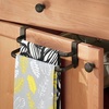 image:imageiDesign Axis OvertheCabinet Kitchen Dish Towel Bar Rack  9 BronzeBronze