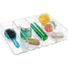 image:imageiDesign Clarity Bathroom Interlocking Drawer Organizer for Cosmetics Beauty Products Hair Accessories  Extra Large Clear 12inch x 4inch x 3inch12x 4 x 3