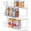 image:imageiDesign Clarity Hanging Nail Polish amp Cosmetics Organizer Clear  878 x 202 x 1107Pack of 1