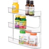 image:imageiDesign Clarity Hanging Nail Polish amp Cosmetics Organizer Clear  878 x 202 x 1107Pack of 1