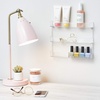 image:imageiDesign Clarity Hanging Nail Polish amp Cosmetics Organizer Clear  878 x 202 x 1107Pack of 1