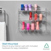 image:imageiDesign Clarity Hanging Nail Polish amp Cosmetics Organizer Clear  878 x 202 x 1107Pack of 1