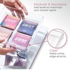 image:imageiDesign Clarity Kitchen Drawer Organizer 8 x 8 x 2 Clear  For Silverware For Spatulas For Gadgets Medium8 x 12 x 2