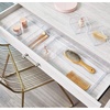 image:imageiDesign Clarity Kitchen Drawer Organizer 8 x 8 x 2 Clear  For Silverware For Spatulas For Gadgets Medium8 x 8 x 2 Pack of 2