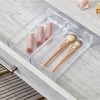 image:imageiDesign Clarity Plastic Drawer Organizer Clear XSmall 4 x 4 x 2  Storage Container for Kitchen Gadgets For Corks StickyNotes Clips For Pantry Cabinets CountertopsSmall