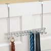 image:imageiDesign Classico OvertheDoor 14Hook Closet Organizer Rack  475 x 15 x 1125 Chrome
