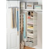 image:imageiDesign Classico OvertheDoor 14Hook Closet Organizer Rack  475 x 15 x 1125 Chrome