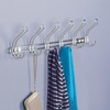 image:imageiDesign Classico Wall MountOver Door 12Hook Rack for Coats Hats Robes Towels  Chrome6 Hook