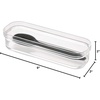 image:imageiDesign Crisp Drawer Organizer Clear  BPAFree PlasticPack of 1