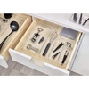 image:imageiDesign Crisp Drawer Organizer Clear  BPAFree PlasticPack of 1