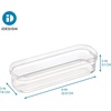 image:imageiDesign Crisp Drawer Organizer Clear  BPAFree PlasticPack of 1