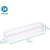 image:imageiDesign Crisp Drawer Organizer Clear  Kitchen Organizer1 Count Pack of 2