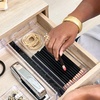 image:imageiDesign Drawer Organization Large Set of 2  Kitchen and Bathroom Silverware Spatulas GadgetsClear
