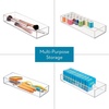 image:imageiDesign Drawer Organization Large Set of 2  Kitchen and Bathroom Silverware Spatulas GadgetsClear
