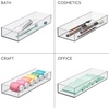 image:imageiDesign Drawer Organization Large Set of 2  Kitchen and Bathroom Silverware Spatulas GadgetsClear
