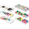 image:imageiDesign Drawer Organization Large Set of 2  Kitchen and Bathroom Silverware Spatulas GadgetsClear