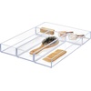image:imageiDesign Drawer Organization Large Set of 2  Kitchen and Bathroom Silverware Spatulas GadgetsClear