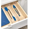 image:imageiDesign Drawer Organization Large Set of 2  Kitchen and Bathroom Silverware Spatulas GadgetsClear