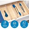 image:imageiDesign Drawer Organization Large Set of 2  Kitchen and Bathroom Silverware Spatulas GadgetsClear