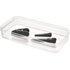 image:imageiDesign Drawer Organizer Clear  Kitchen OrganizationPack of 1
