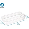 image:imageiDesign Drawer Organizer Clear  Kitchen OrganizationPack of 1