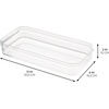 image:imageiDesign Drawer Organizer Clear  Kitchen OrganizationPack of 3