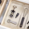 image:imageiDesign Drawer Organizer Clear  Kitchen OrganizationPack of 3