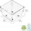 image:imageiDesign EMW6134175 Large Clear  BPAFree Plastic Clear3 x 3 x 2
