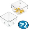 image:imageiDesign EMW6134175 Large Clear  BPAFree Plastic Clear3 x 3 x 2