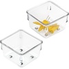 image:imageiDesign EMW6134175 Large Clear  BPAFree Plastic Clear3 x 3 x 2