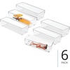 image:imageiDesign EMW6134175 Large Clear  BPAFree Plastic Clear4 x 12 x 3