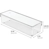 image:imageiDesign EMW6134175 Large Clear  BPAFree Plastic Clear4 x 12 x 3