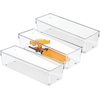 image:imageiDesign EMW6134175 Large Clear  BPAFree Plastic Clear4 x 12 x 3