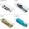 image:imageiDesign EMW6134175 Large Clear  BPAFree Plastic Clear4 x 12 x 3