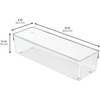 image:imageiDesign EMW6134175 Large Clear  BPAFree Plastic Clear4 x 12 x 3