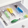 image:imageiDesign EMW6134175 Large Clear  BPAFree Plastic Clear4 x 12 x 3 Pack of 3