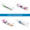 image:imageiDesign EMW6134175 Large Clear  BPAFree Plastic Clear4 x 16 x 3