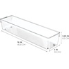 image:imageiDesign EMW6134175 Large Clear  BPAFree Plastic Clear4 x 16 x 3