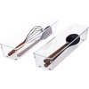 image:imageiDesign EMW6134175 Large Clear  BPAFree Plastic Clear4 x 16 x 3