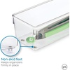 image:imageiDesign EMW6134175 Large Clear  BPAFree Plastic Clear4 x 16 x 3