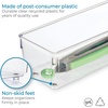 image:imageiDesign EMW6134175 Large Clear  BPAFree Plastic Clear4 x 16 x 3